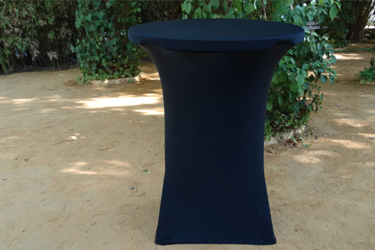 Mesa alta PVC vestida